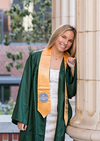 College grad portrait photographer