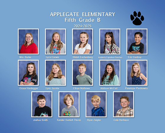 Fifth grade B class